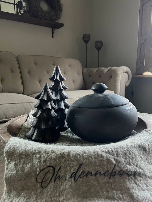 Set Houten Kerstbomen