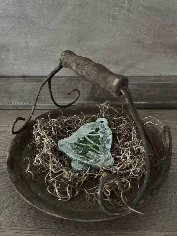 Amber Blokje Kersthanger Groen