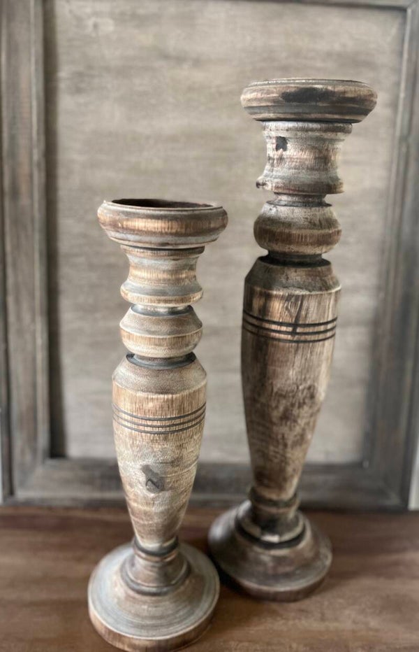 Kandelaar Grey Washed  M