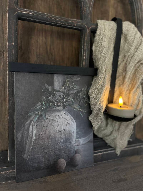 Canvas Prent A5 Leemmand Met Olijftak