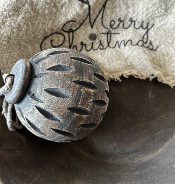 Kerstbal Rond met Stippen