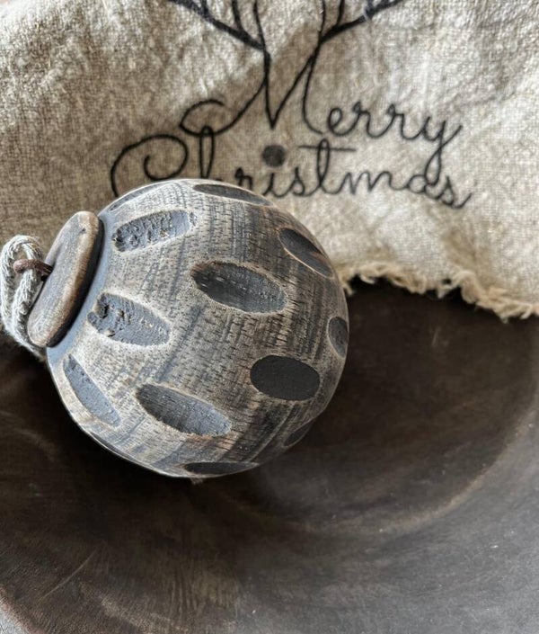 Kerstbal Rond Met Stippen