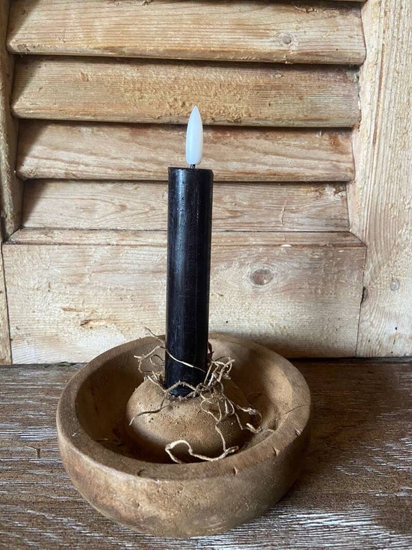 Led Dinerkaars Zwart  Kort