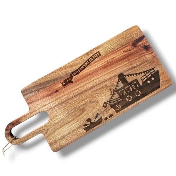 Acacia Borrelplank // Sinterklaas Stoomboot