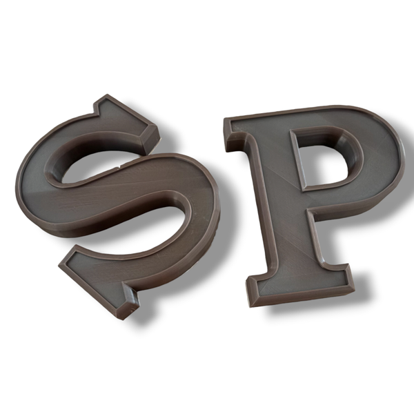 Sinterklaas Decoratie Chocolade Letters // S en P