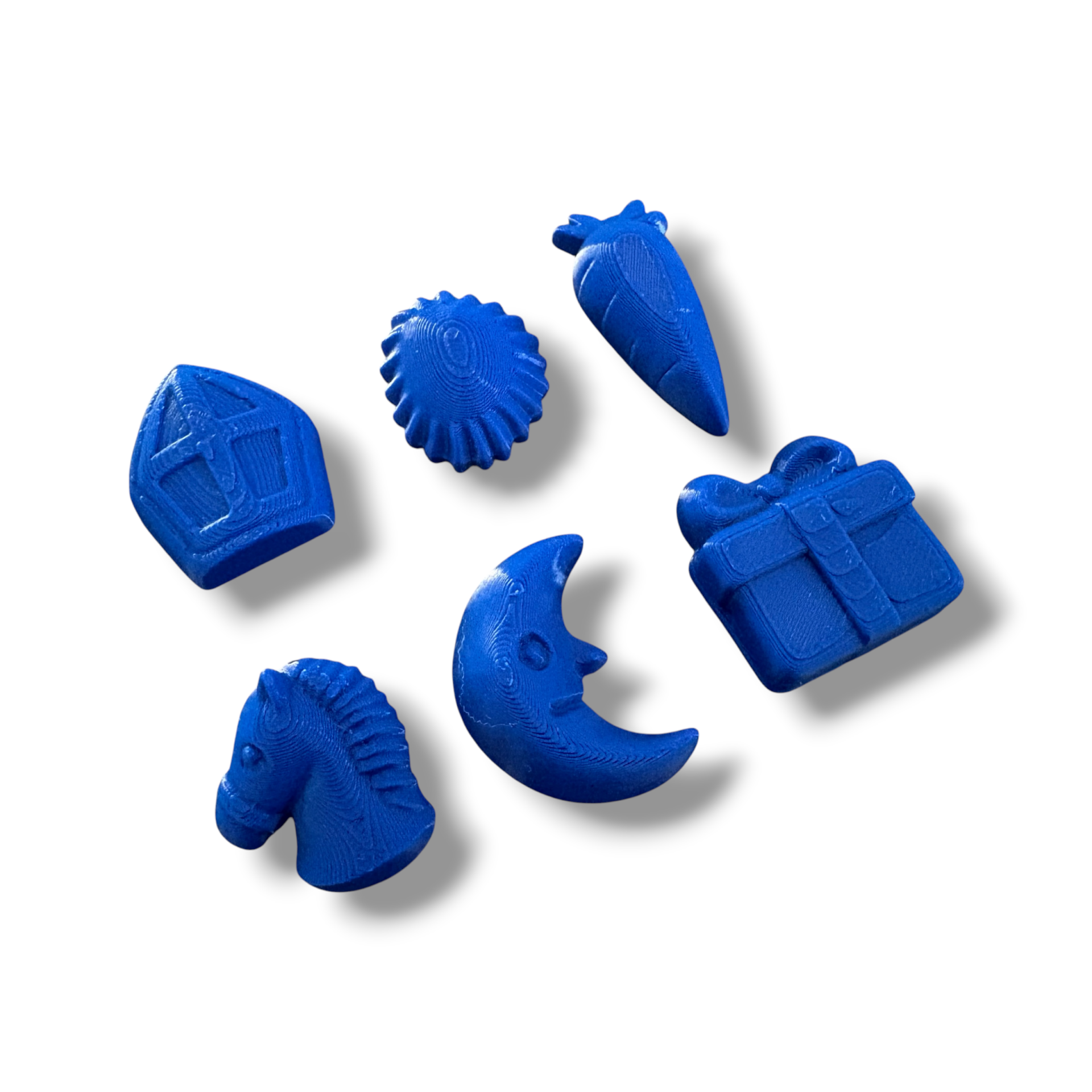 Sint Schuimpjes 6 stuks // Blauw