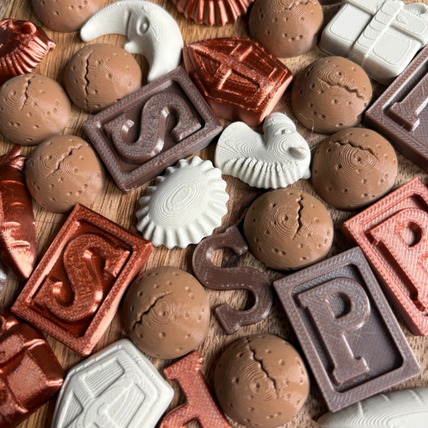 Decoratie Strooigoed Mix 24 stuks // Brons
