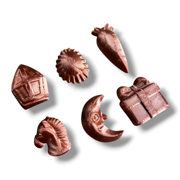 Decoratie Schuimpjes 6 stuks // Brons