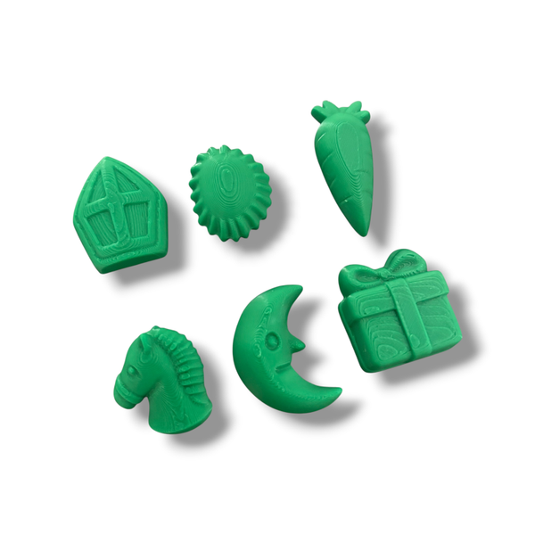 Sint Schuimpjes 6 stuks // Groen