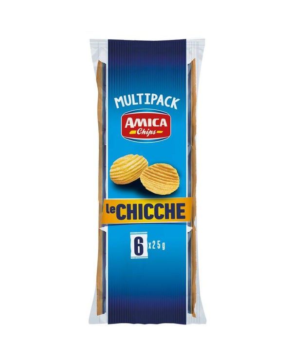 MULTIPACK DA 6 AMICA CHIPS LE CHICCHE 25G