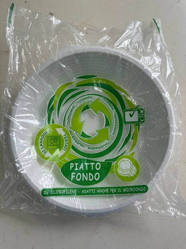 PIATTO FONDO RIUTILIZZABILI