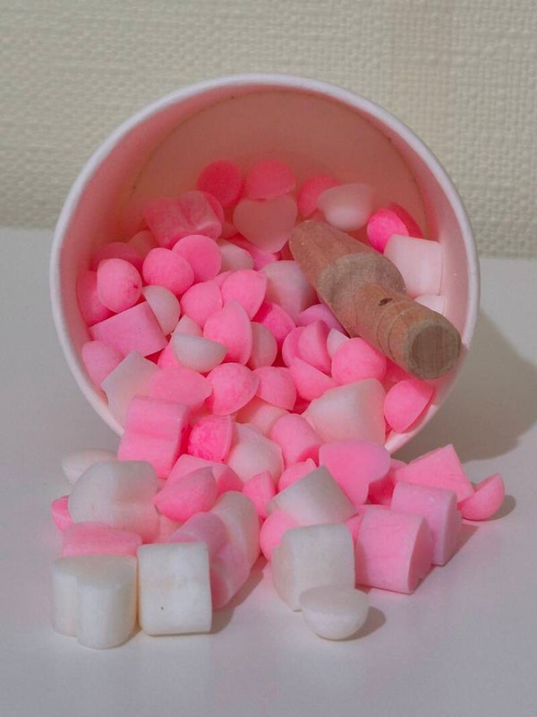 Rhubarb & Rose scoopie tub and scoop