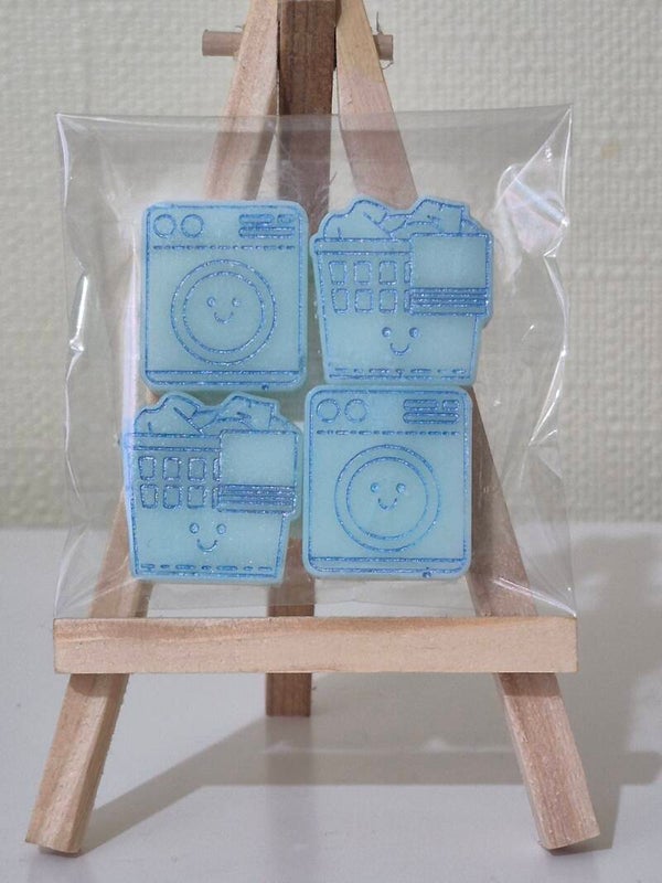 Laundry shapes 4 pack in fairy scent boosters