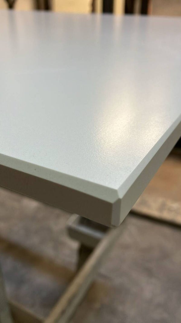 Tafelblad in composiet, kleur Blanco Zeus