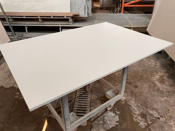 Tafelblad in composiet, kleur Bianco Extreme
