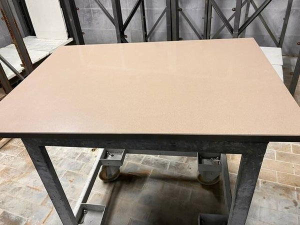 Tafelblad in composiet, kleur Premium Cuba Brown