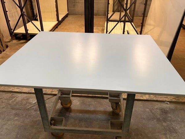 Tafelblad in composiet, kleur Blanco Zeus