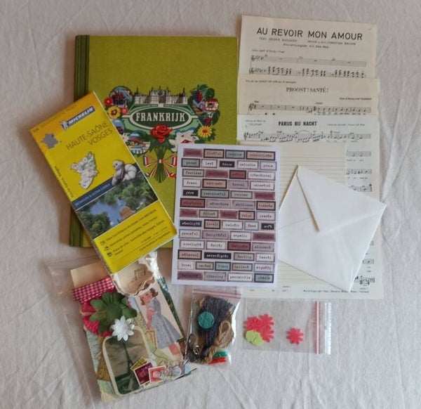 Junk journal of scrapbookset Reizen - Frankrijk