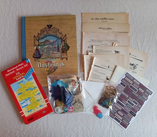 Junk journal of scrapbookset Reizen - Oostenrijk