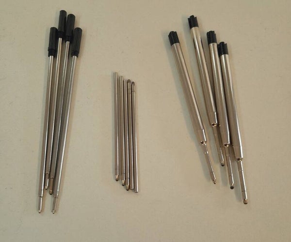 Recharges pour stylos bille