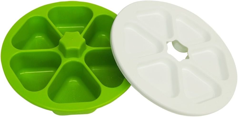 6-vaks Rijstvorm met Deksel