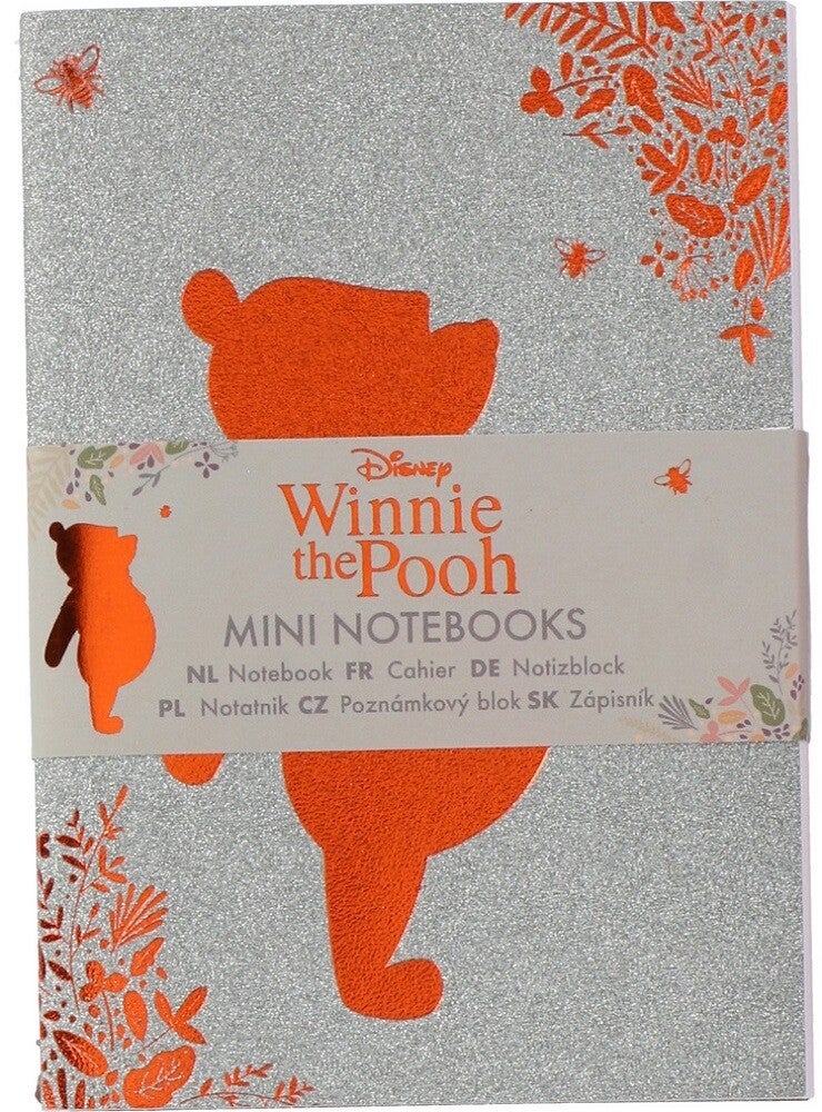 Disney mini notitie blokjes - Winny the pooh - 3 stuks