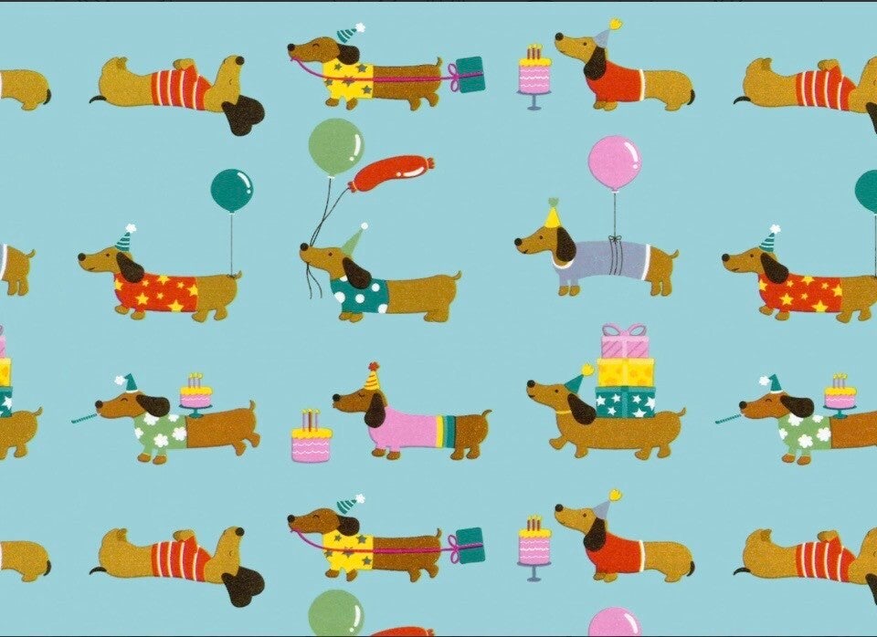 Rol Cadeau Papier Teckel 70cm x 2 meter