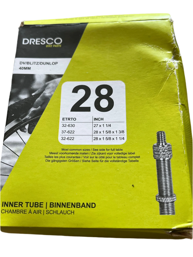 Dresco Binnenband 28 x 1 5/8 x 1 3/8 (37-622) Dunlop 40mm