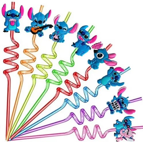 Lilo en stitch kinderrietjes gekleurd 8 stuks