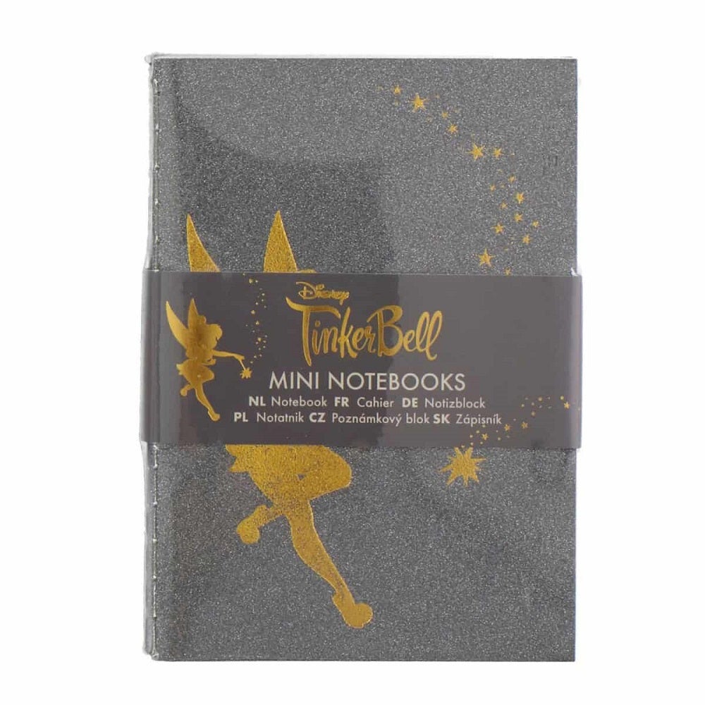 Disney mini notitieblokjes - Tinkerbell - 3 stuks