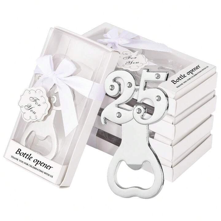 Flessen opener in stijl 25 jaar liefde of succes