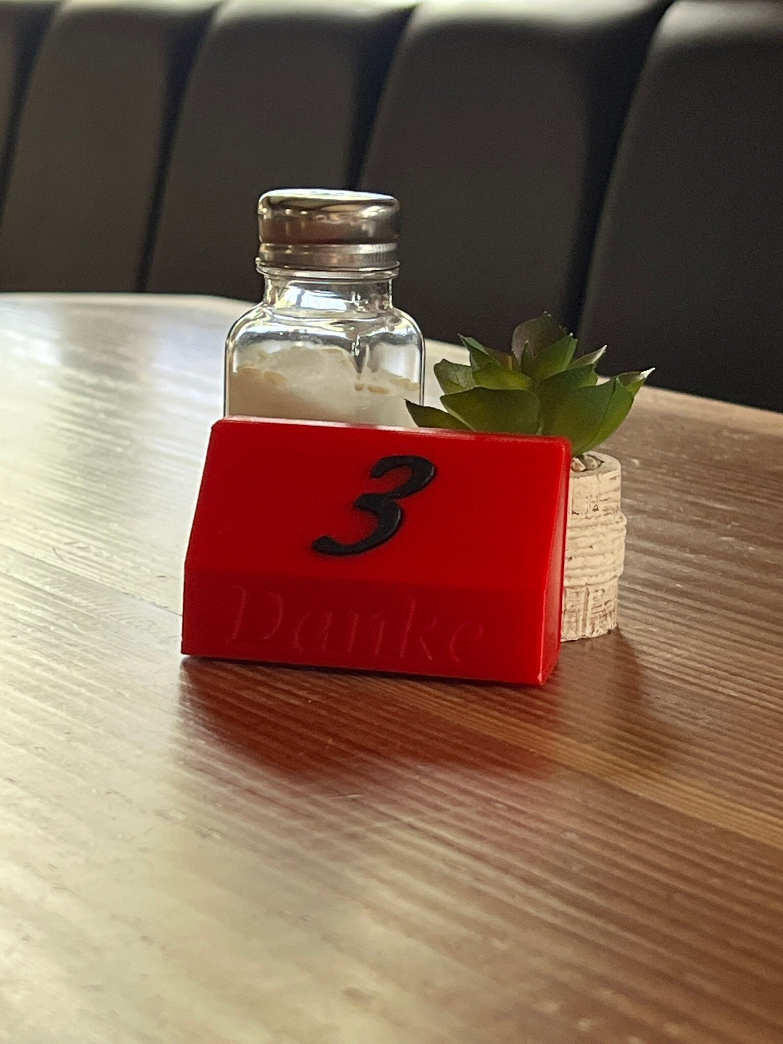 Tischnummer für Restaurant