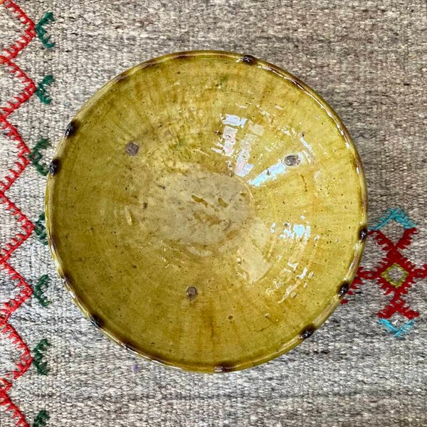 Tamegroute kom middel geelgroen