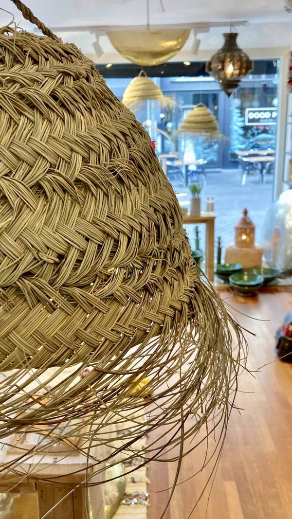 Chabi Chic lampenkap zeegras