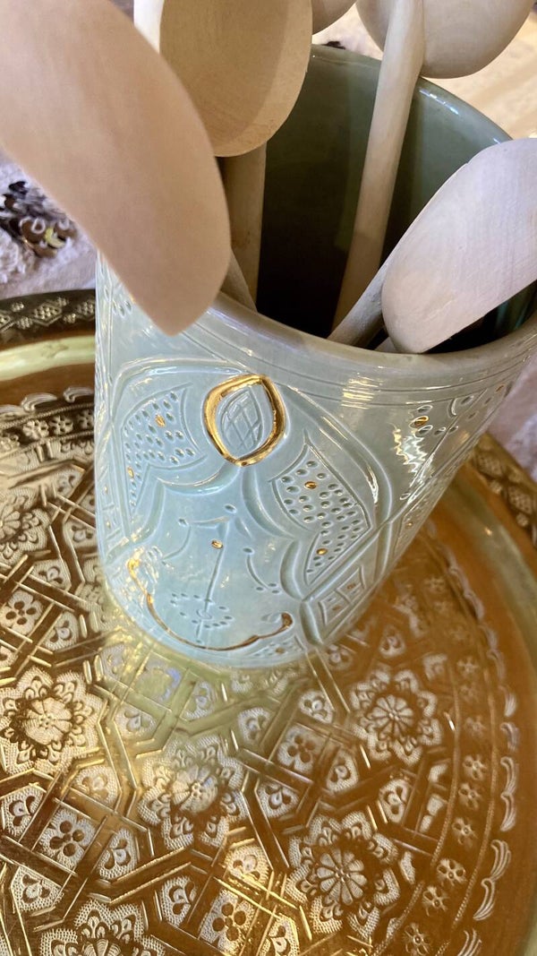 Chabi Chic vaas Lichtgroen