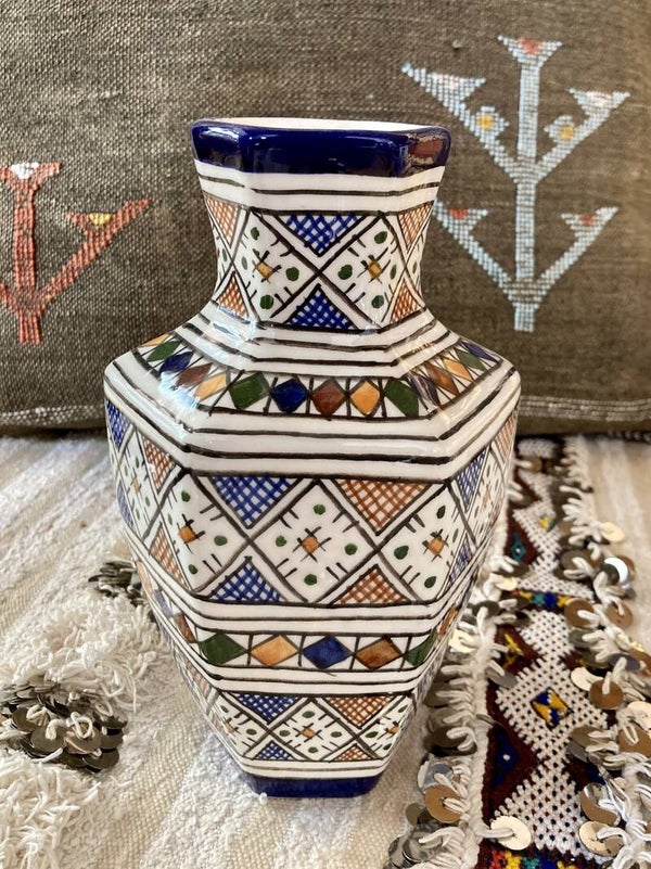 Fes kleurrijke vaas klein