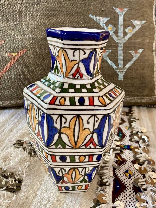 Fes kleurrijke vaas klein