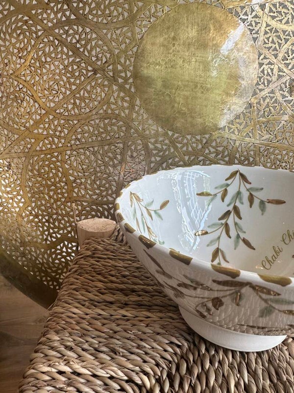 Chabi chic kom/schaal Leaves