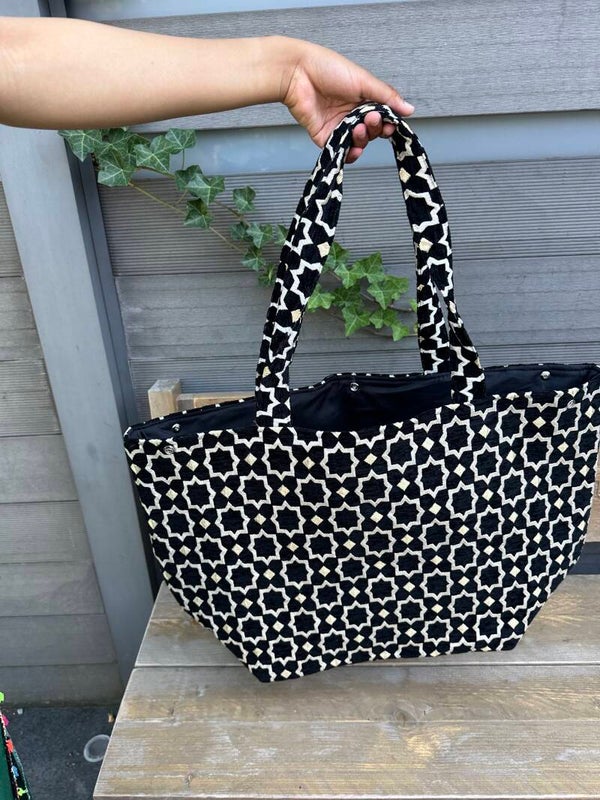 Marrakech shopper groot zwart