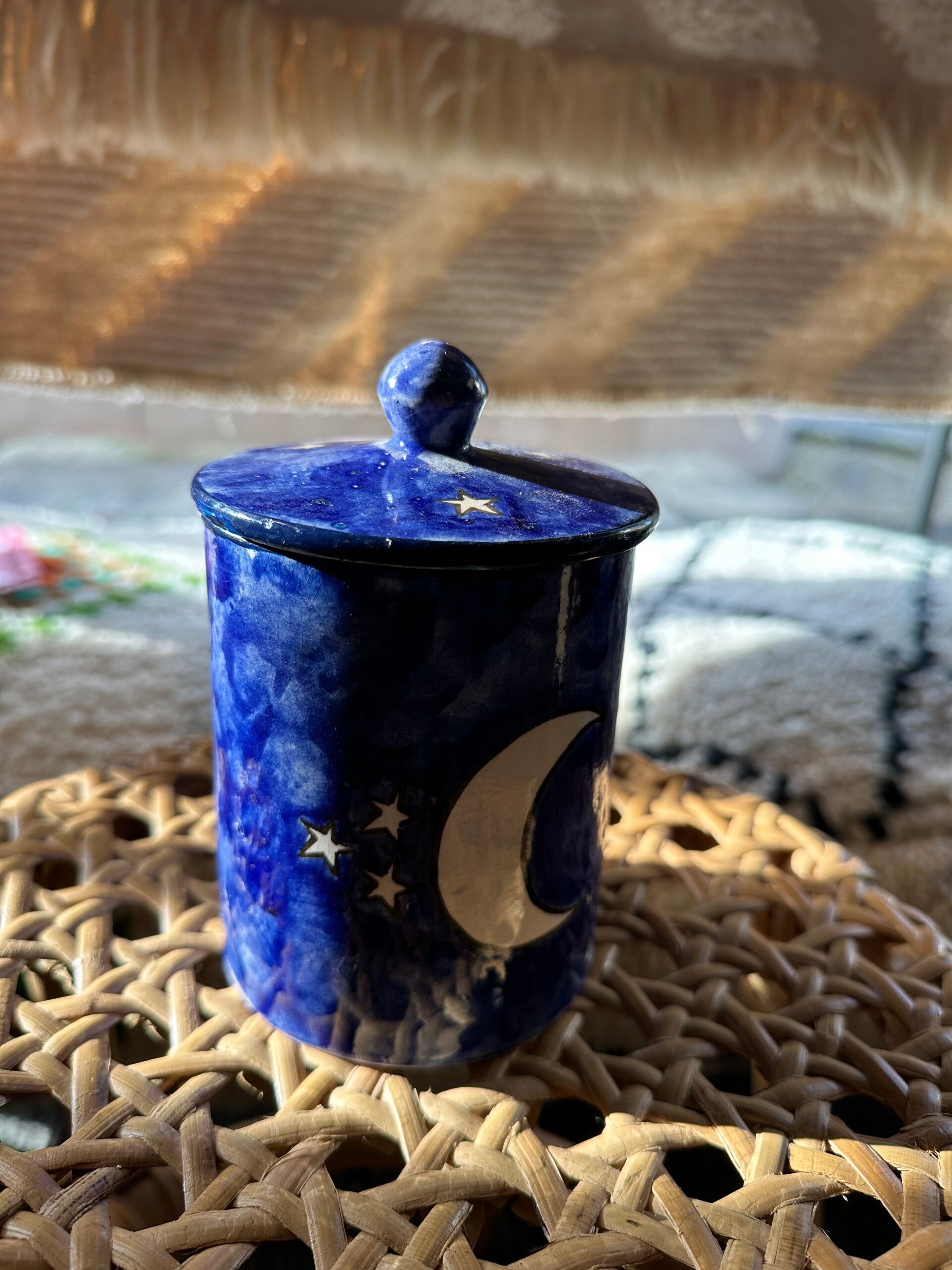 Handgemaakte voorraadpot