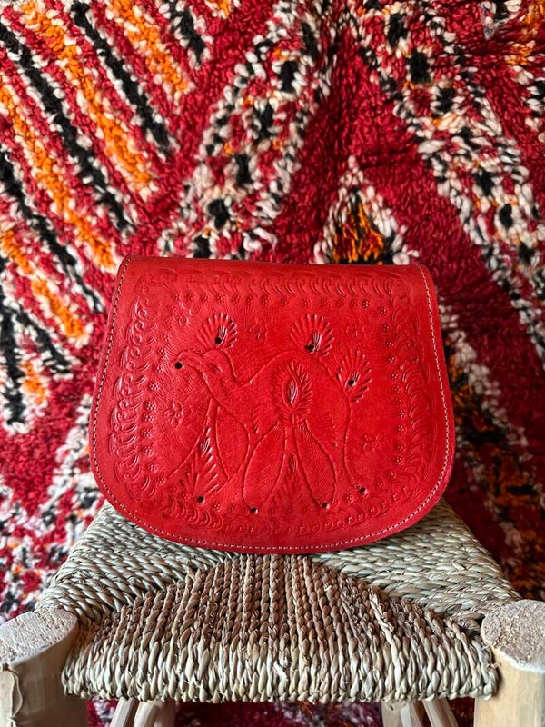 Marrakech leren tas