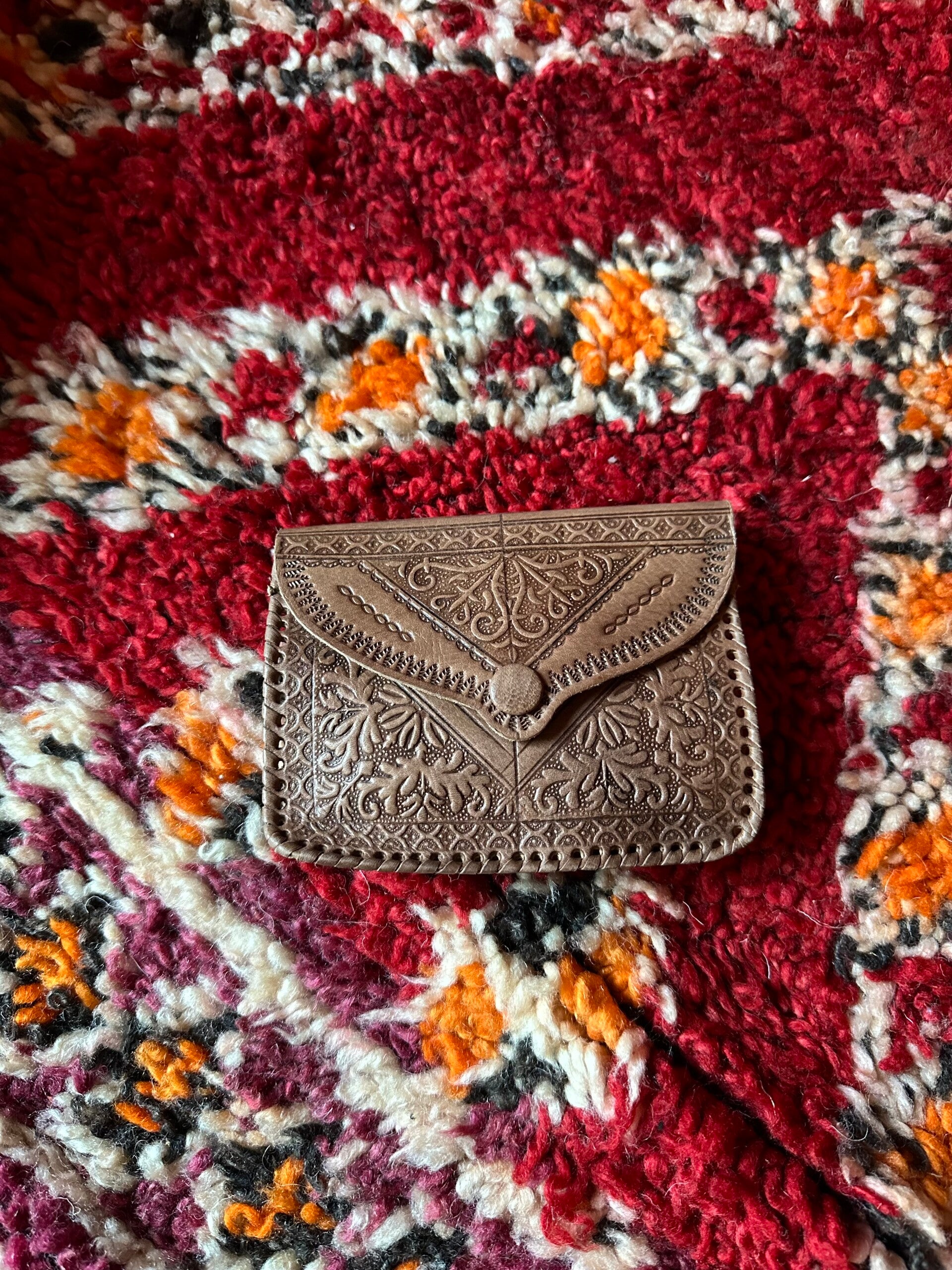 Marrakech leren mini tas
