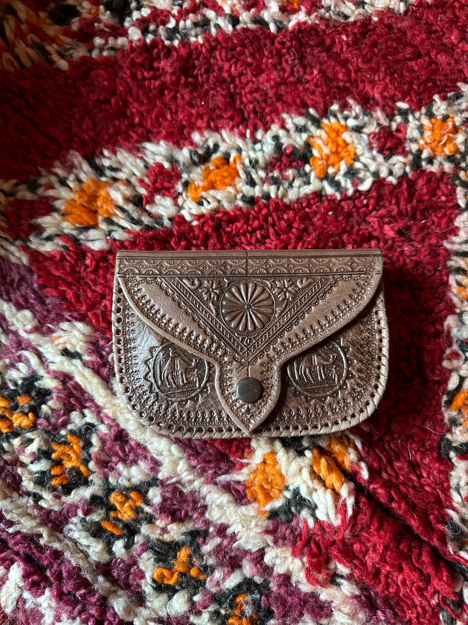 Marrakech leren mini tas