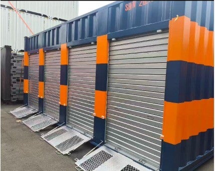 20' Storage container 4-deurs