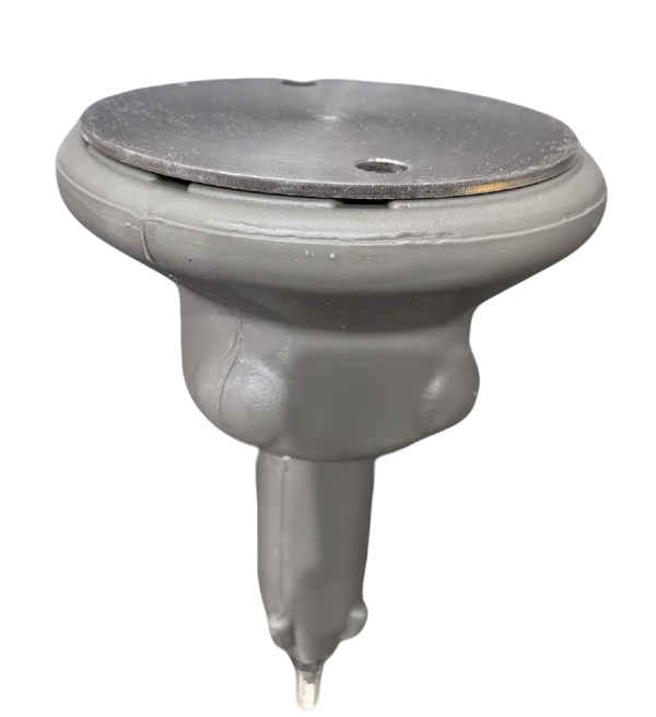 Koppelpin kort RVS top