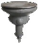 Koppelpin kort RVS top