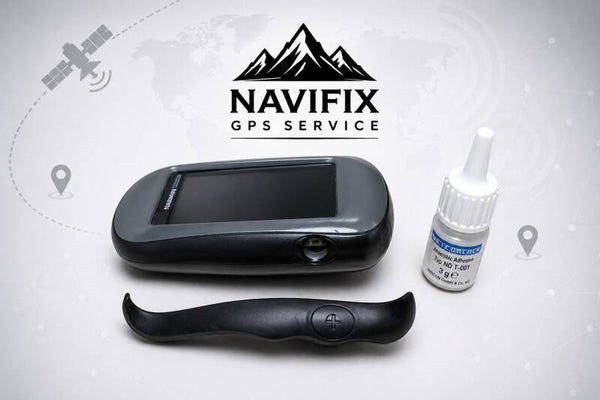 REPARATUR-SET Garmin OREGON 200 BIS 550 (Einschaltknopf und Kleber)
