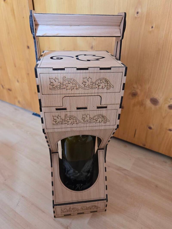 Boite pour bouteille de vin