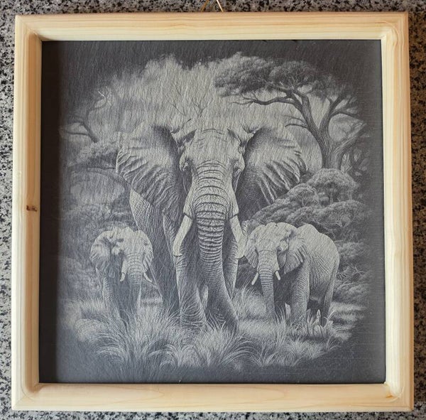 Ardoise éléphant