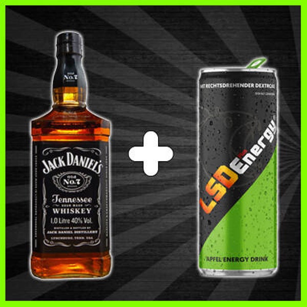 Jack Daniels 0,7ltr. + 6x LSDEnergy